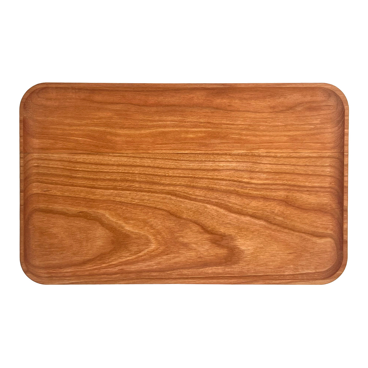 Cherry, 9" x 5.5", appetizer plate on a white background.