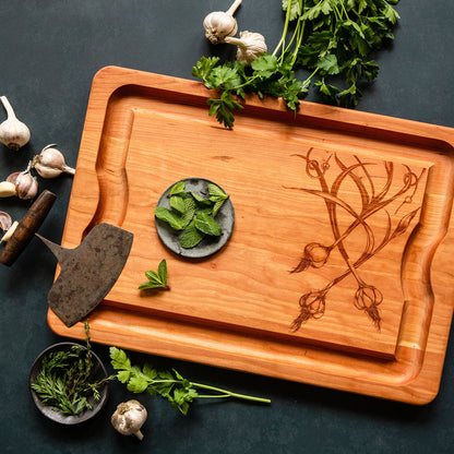 Laura Zindel Cherry BBQ Board - Garlic