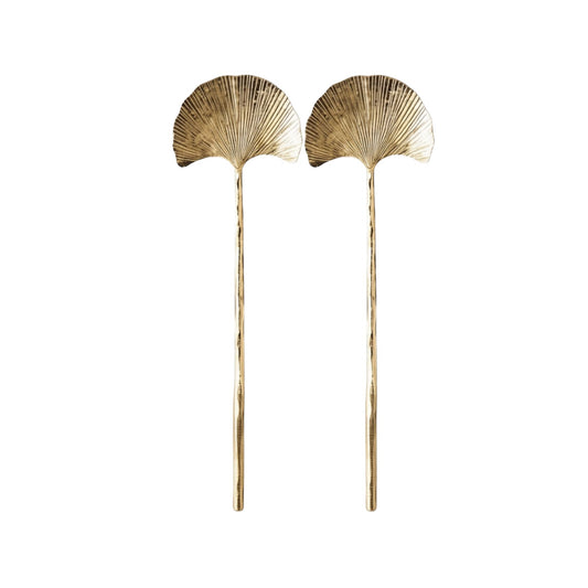 Gingko Gold Serving Set of 2