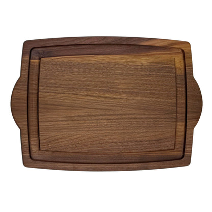 Walnut Carving Board with Handles-20" x 14"