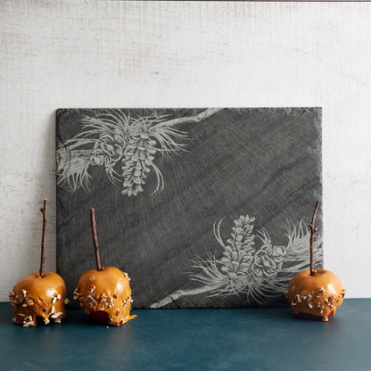 Laura Zindel Slate Rectangle Serving Tray-Pine